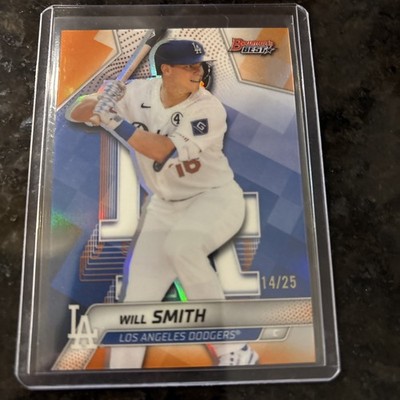 Topps 2025 Bowman's Best Will Smith #23 Orange Refractor /25 Dodgers