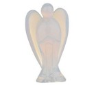 QVC Lee Sands Carved Glass Angel Figurine — photo 1