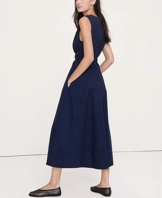 Bananarepublic - Cotton Canvas Midi Dress - Sale Off | eBay