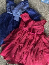 Lot Of 2 Jona Michelle Costco Girls Size 5 Party Dresses Sequin Bow
