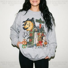 Retro Halloween Spooky Season Sweatshirt