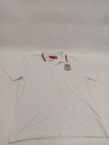 Liverpool FC White Polo Shirt Official Licensed Product Size L