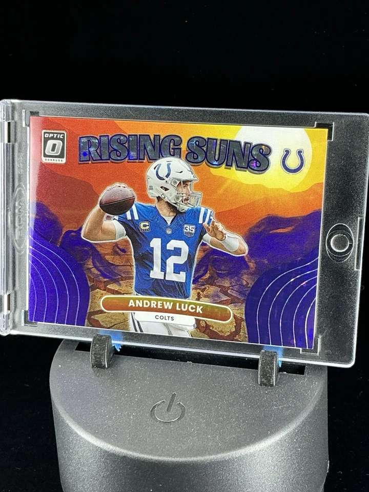 2022 Donruss Optic Andrew Luck фиолетовые звезды призма восходящее солнце/25 SSP #RS4 кольты - Изображение 3 из 4