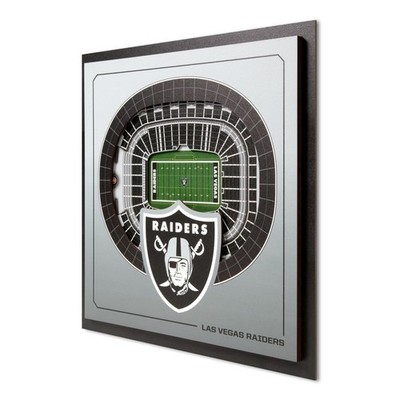 YouTheFan Officially-licensed NFL Stadium Series 3D Wall Art - multi-layer te...