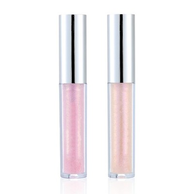 2 Farben Lipgloss Mädchen Glitzer, Diamond Shimmer Metallic Liquid Lipstick, ...