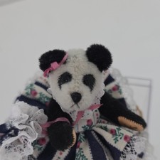 Little Gem Deb Canham Teddy Bears Limited Edition Panda Plush Bear Dress