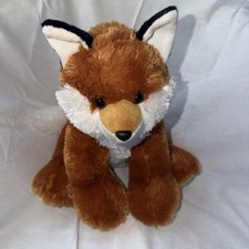 Red Fox Aurora Plush Stuffed Animal Toy 11" Seated Position