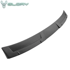 For 19-25 Nissan Altima Roof Spoiler IKON Rear Window Visor Wing Matte Black ABS