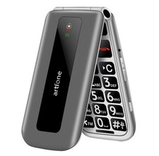 artfone F30 Silver Grey - 4G Unlocked Basic Mobile Phone Grey Seniors 4G/3G/2G