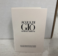 Giorgio Armani ACQUA DI GIO Men's Fragrance Sample Spray Vial 2ml-0.06 fl oz EDT