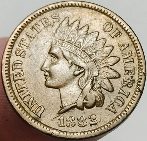 1882-P Indian Head Cent — photo from the most recent tracked eBay sale
