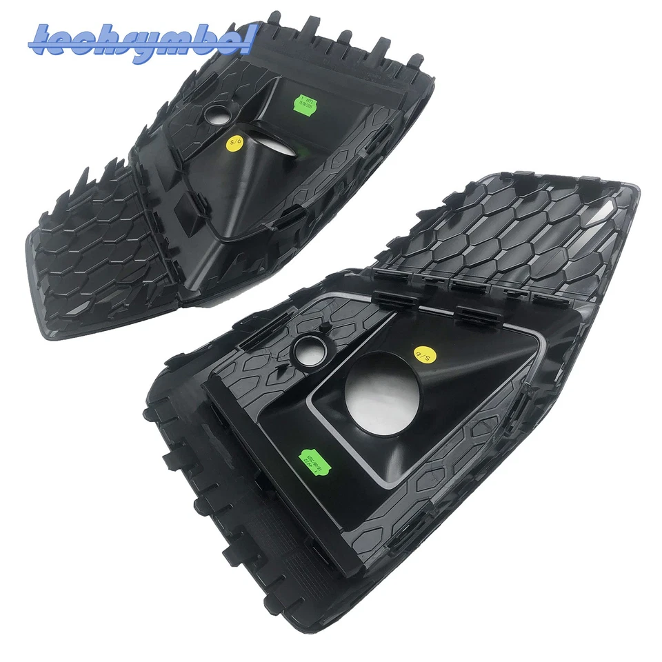 Nuevos biseles de cubierta de rejilla de luz antiniebla delantera izquierda+derecha para Audi A5 S5 2020-2024 Foto 3 de 4