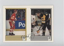 1989-90 O-Pee-Chee Album Stickers Jim Peplinski Rob Brown #99-236 4k8