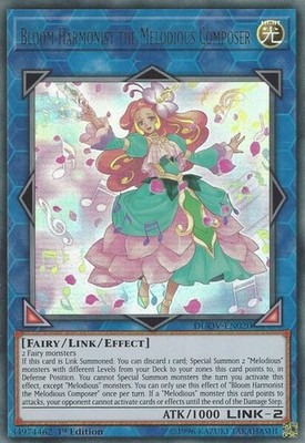 Yugioh Bloom Harmonist the Melodious Composer 1st Ed Ultra Rare DUOV-EN020 NM