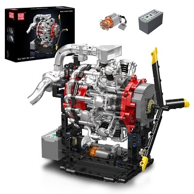 Mould King 10211 Luftfahrtmotoren Engine Bausatz Klemmbausteine Modell Spielzeug