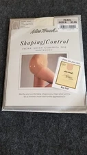RARE Vintage Pantyhose NICE TOUCH SHAPING / CONTROL Pearl Size B NIP Hosiery USA