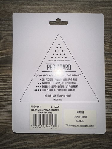NFL NEW HOUSTON TEXANS AUTHENTIC PYRAMID GAME. NWT. L/D/Z - Picture 3 of 5