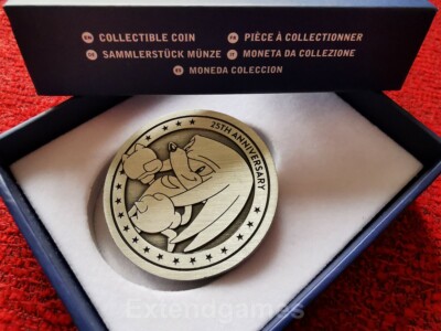 BRAND NEW SEGA OFFICIAL LICENSED SONIC 25TH LIMITED COIN ANNIVERSARY ORIGINAL