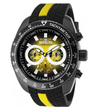 Invicta S1 Rally Race Team Men's 48mm Brake Rotor Yellow Chronograph Watch 36306