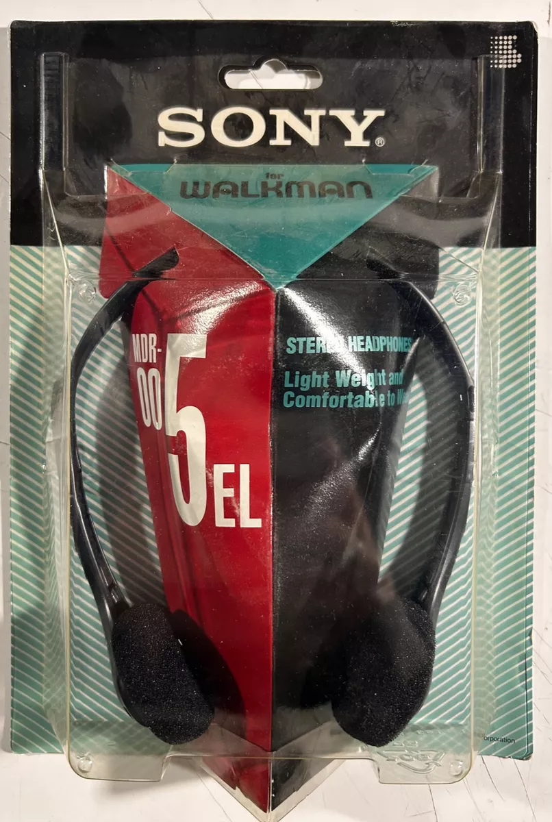 VINTAGE 90s NEW OLD STOCK Sony Walkman Stereo Headphones MDR 005EL