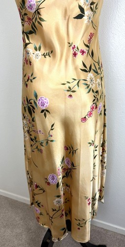 Vintage Women's Floral Nightgown & Robe Set w Adjustable Straps Size S NG59 5 - Picture 6 of 13