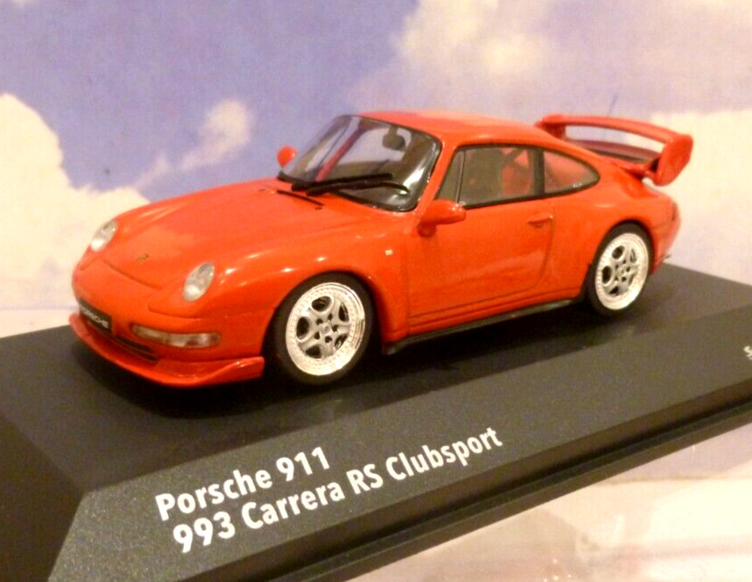 SOLIDO DIECAST 1/43 1995/6 PORSCHE 911 (993) CARRERA RS CLUBSPORT RED S4313802