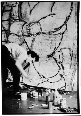  	Jean-Charles Blais, Atelier Paris 1982. 1 Auflage 30x40cm Silber Vintage