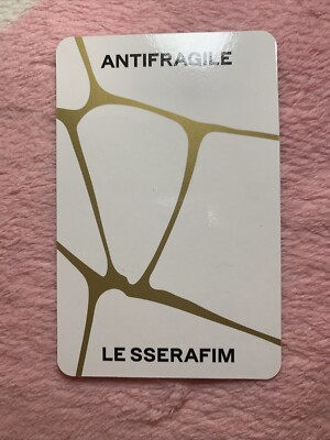 LE SSERAFIM - SAKURA (ANTIFRAGILE ALBUM ) OFFICIAL PHOTOCARD . | eBay