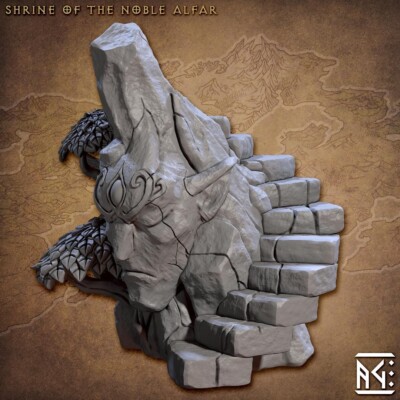 Shrine of the Noble Alfar - Artisan Guild - DnD Tabletop Games - Resin Miniatur