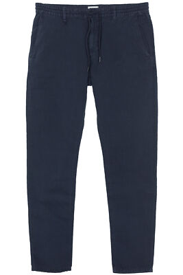 Camel Active Toronto Tapered Chino Hose Freizeithose Leinen Herren Dunkelblau