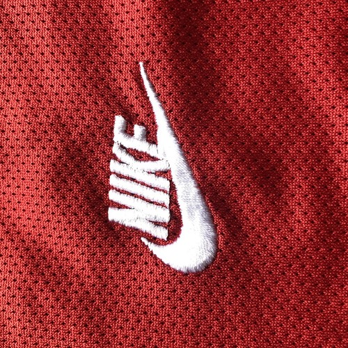 Vintage Nike Running Basketball Cross Fit Red Striped Tee Shirt Mens Size XL - Imagen 10 de 12