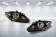 SEAT LEON 2009-2013 FRONT HEADLAMP HEADLIGHT HALOGEN RIGHT LEFT & PAIR BOTH SIDE