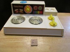 1978 Fisher Price Stove Top Magic Burners 919 Burners light up