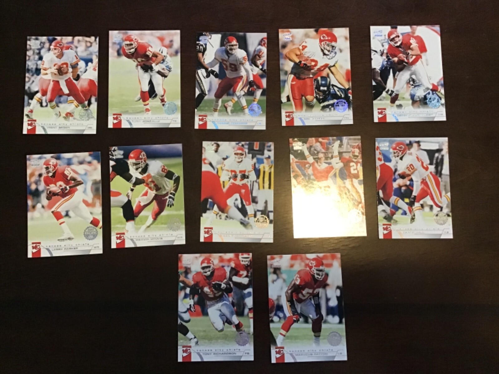 2002 - Pacific LTD Football. Serial #ed  /24 /71 Kansas City Chiefs  YOU CHOOSE