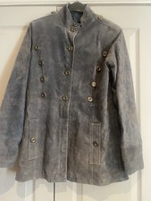 Beth Terrell Leather Jacket Size Small