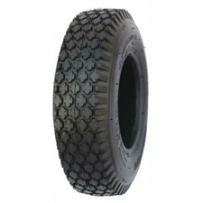 Replacement Tire Cart Lawn Mower Garden 4.10/3.50-5 Rubber Stud 2-Ply Yard Black
