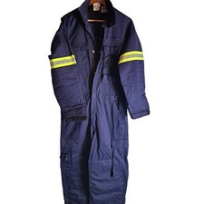 Topps Indura Flame Resistant Coverall Safety Flame Resistant 38-40 Cotton USA