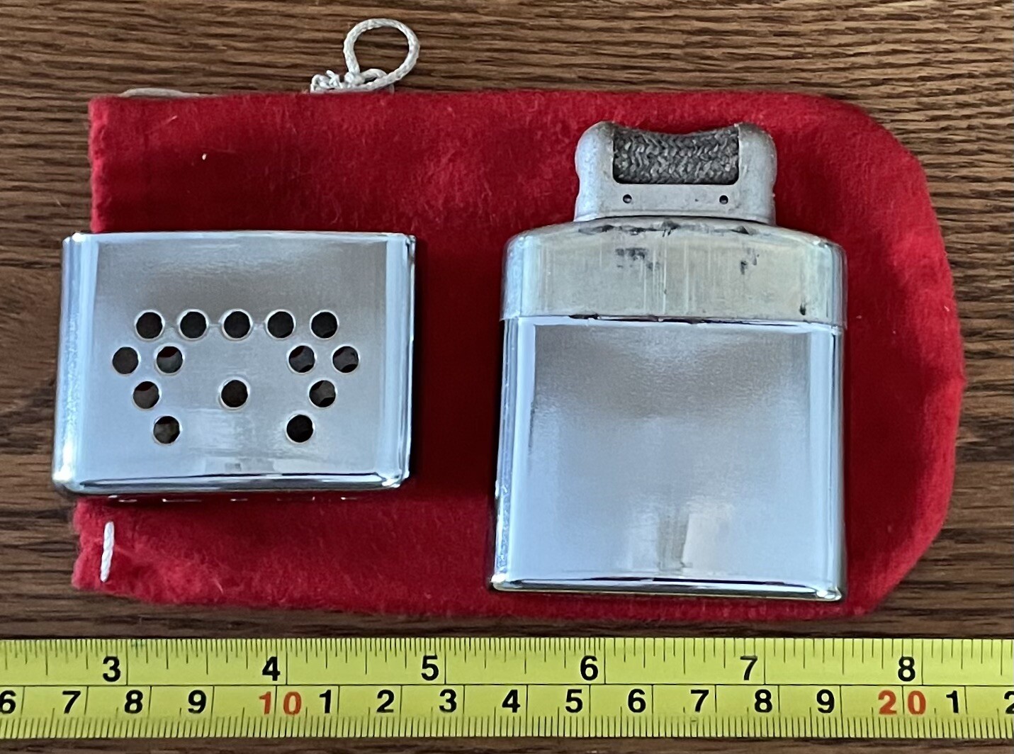 Vintage Orbex Jon-E Self Starting Hand Warmer Made in USA W Bag Refillable