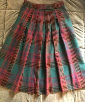 vintage handmade plaid skirt | eBay
