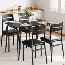 Dining Table for 4 Small Table and Chairs Set of 4 Dining Room Sets Apartment 