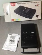 Naxa NPB-300 Portable Cassette Tape Recorder & Digital USB Converter Black