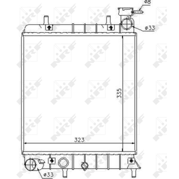 KüHler WasserküHler MotorküHler Passend FüR Hyundai Accent II LC 1.3 1.5-image