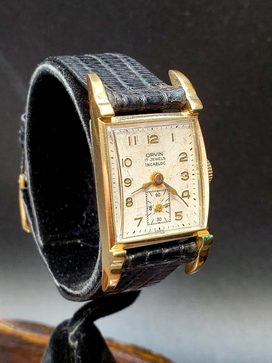 Vintage ORANO 14K Gold Filled 17 Jewel Manual Wind Watch With Very