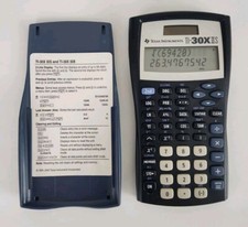 Texas Instruments TI-30X IIS Scientific Calculator Solar Powered Trigonometry