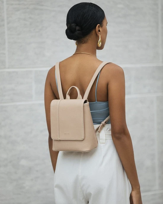 Рюкзак веганский Matt & Nat "Deely" розовый/лиловый - первозданный! - Изображение 2 из 4