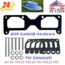 For Kawasaki JS440 JS550 Jet Ski 550 SX Intake Manifold Spacer Kit 46/44mm Carb