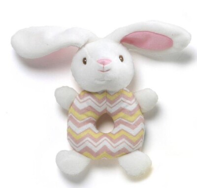 G by GUNG Ring Baby Rattle Bunny - Pink