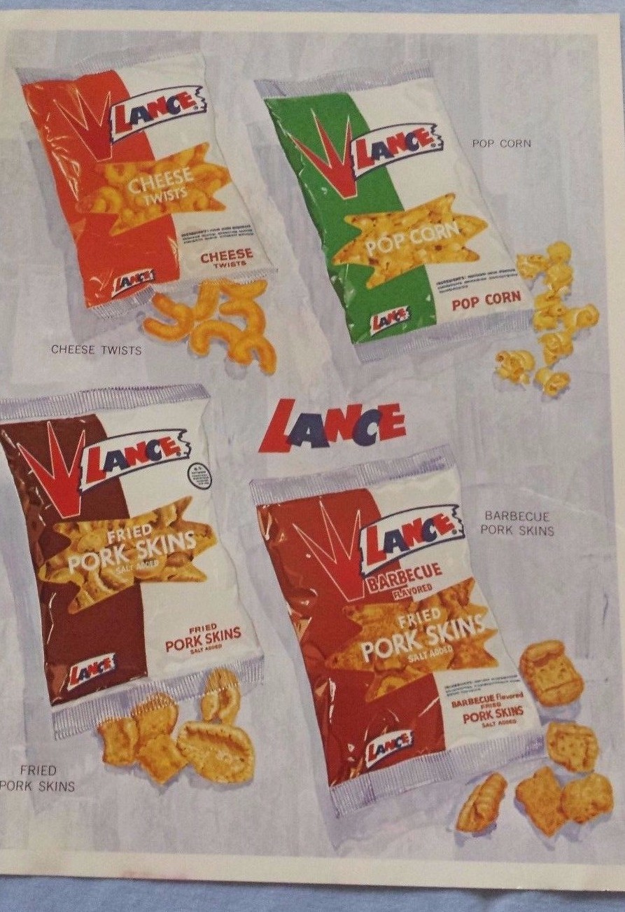 Lance Inc. Vintage Potato Chip brochure 1960's eBay