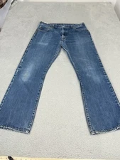 Levis 527 Jeans Mens 36x32* Blue Faded Bootcut Western Cowboy Rodeo Workwear Y2K