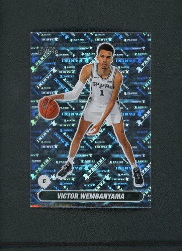 2023 VICTOR WEMBANYAMA PANINI STICKER COLLECTION ROOKIE RC MINI CARD - 第 1/2 張圖片